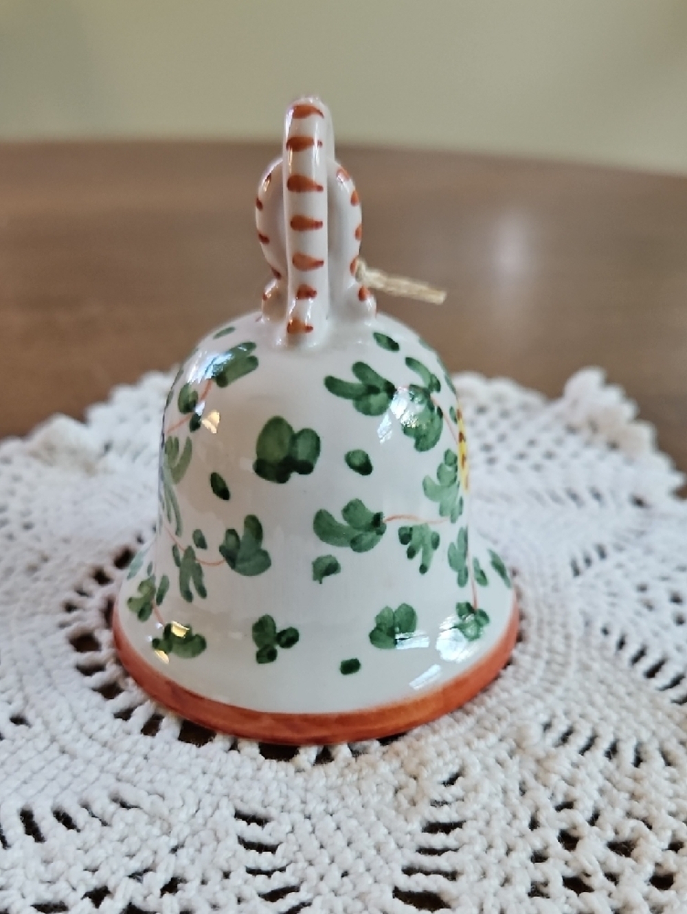 Volpi Deruta Hand-Painted Pottery Bell - Made in Italy - Picture 6 of 6